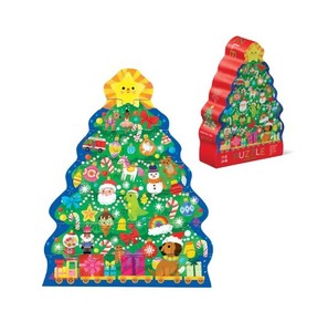 Puzzles: Christmas Tree 24pc Floor Puzzle - Croc Creek