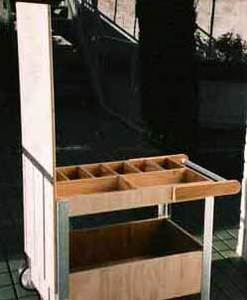 Carpentry Trolley with tool board