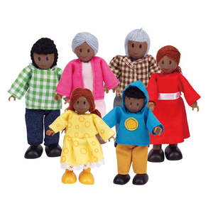 Figures People: Doll Family - African - Hape