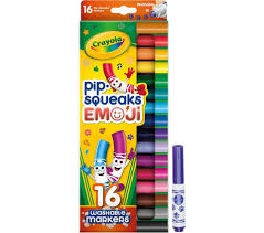 Pipsqueaks Emoji Markers pkt 16 - Crayola