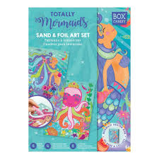 Totally Mermaids Sand and Foil Art - Box CanDIY
