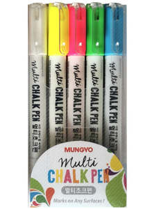 Chalk: Chalk Pen Set of 5 - Mungyo