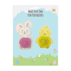 MYO Pom Pom Bunny And Chick 2pk