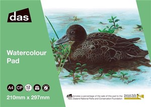 A4 Watercolour pad 12 sheets - DAS