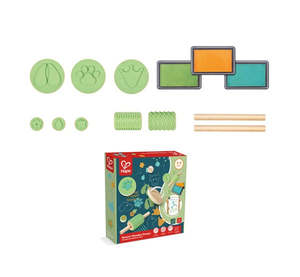 Stamps Ink Pads: Natures Wonder Stamps 13pc - Hape