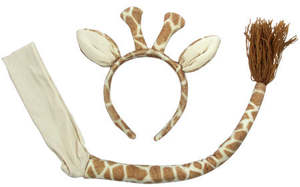 Giraffe headgear and tail - Gollygo