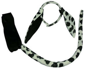Dalmation Headgear and Tail - Gollygo