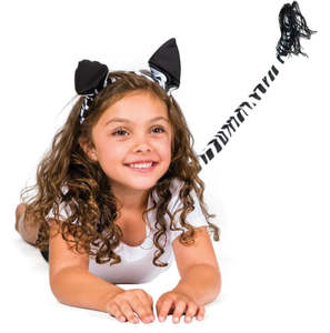 Zebra headgear and tail - Gollygo