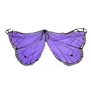 Animal Dressups: Butterfly wings print Purple - Gollygo