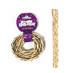 Natural Woven Ribbon 3cm x 1m - Craft Workshop