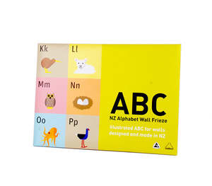 Friezes Borders: ABC Designer Pastel Wall Frieze New Zealand - Nuzilla