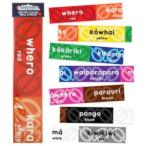 Friezes Borders: Colours Bilingual Wall Border - Learning Toolbox