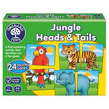 Jungle Heads & Tails Game - Orchard Toys