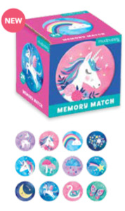 Mini Memory Game - Unicorn Magic - Mudpuppy