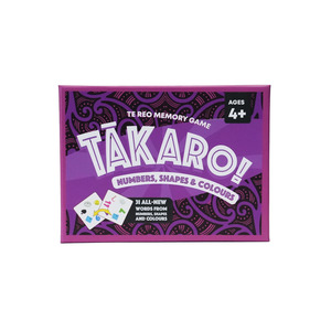 Tākaro! Memory Game - Numbers, Shapes and Colours