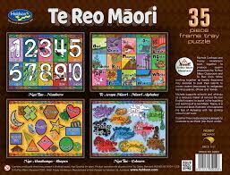 Puzzles Maori: Te Reo Māori 35pc Tray Puzzle Assorted Holdson