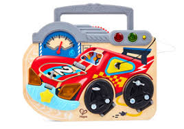 Play Extensions Manipulative Materials: Little Racer's Busy Board - Hape