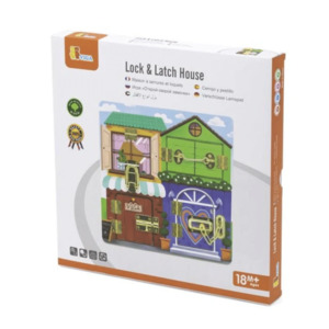 Play Extensions Manipulative Materials: Lock & Latch House - Viga