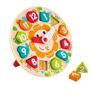 Play Extensions Manipulative Materials: Chunky Clock Puzzle - Hape