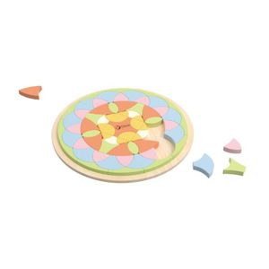 Patterning Materials: Flower Pattern Blocks Wooden - Classic World