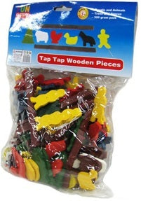 Patterning Materials: Tap Tap Pieces People & Animals - Fun Factory