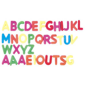 Upper Case Letters - plastic 36