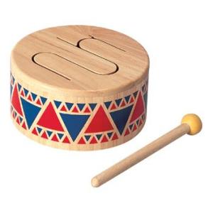 Percussion Instruments: Drum - Solid Plan Toys