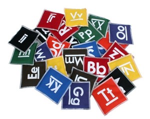 9cm Alphabet Bean Bag Set