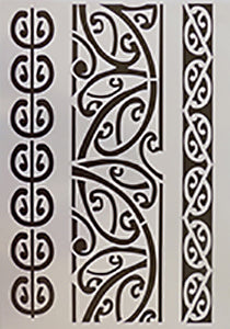 Stencil A4 Maori