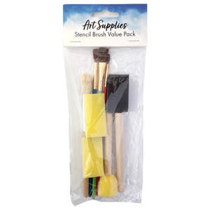 Paint Brushes: Stencil Brush set - 8 piece