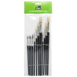 Paint Brushes: Brush set - 12 piece DAS