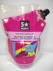 Fluorescent Paints: Fluorescent Magenta paint 1.5lt - 5 Star