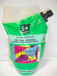 Fluorescent Green paint 1.5lt - 5 Star