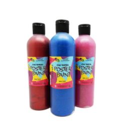 Glitter Paints: Tempera Glitter Paint all colours 500ml