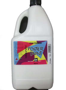 Tempera Liquid Paints: Tempera paint white 2lt