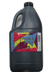 Tempera paint black 2lt
