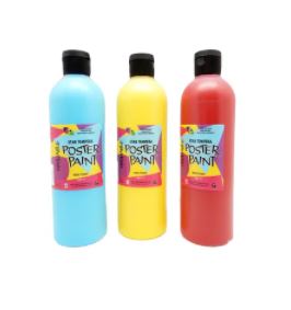 Tempera Liquid Paints: Tempera Paint 500ml asst colours