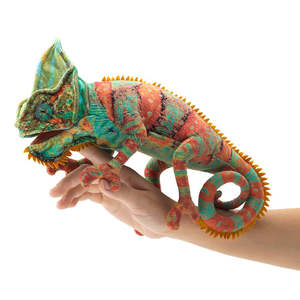 General Hand: Chameleon small Puppet - Folkmanis