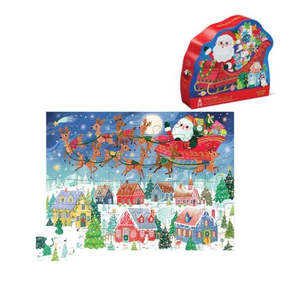 Picture Puzzles: Santa's Sleigh 36pc Floor Puzzle - Croc Creek