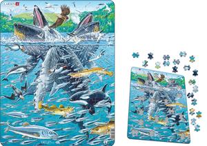Picture Puzzles: Humpback Whales Puzzle 140pc - Larsen