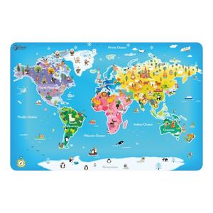 Picture Puzzles: World Map Puzzle 48pc - Classic World
