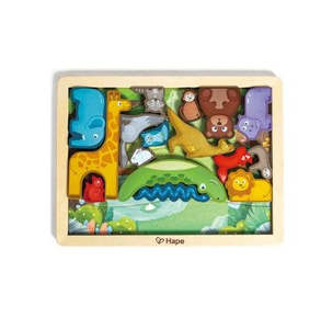 Up To 29 Pieces: Animal Kingdom Puzzle - Hape