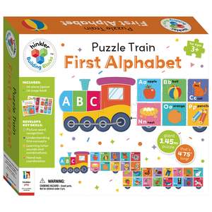 Alphabet Numbers: Alphabet Train Floor Puzzle 28pc - Hinkler