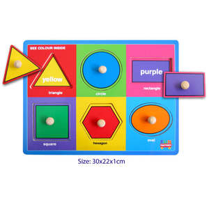 Shapes and Colours Knob Puzzle - Fun Factory
