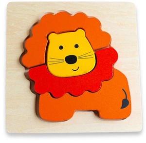 Young Children: Block Puzzle - Lion - Discoveroo