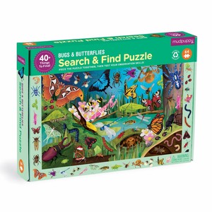 Floor Co Operative: Bugs & Butterflies 64pc Puzzle - Mudpuppy