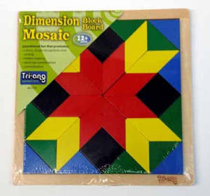 Mosaic: Mosaic 5 Colours Block Board