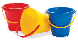 Bucket - round deluxe 17cm H - Dantoy