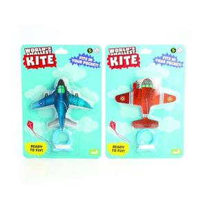 Air Water: Mini Plane Kite 4 Asstd - World's Smallest