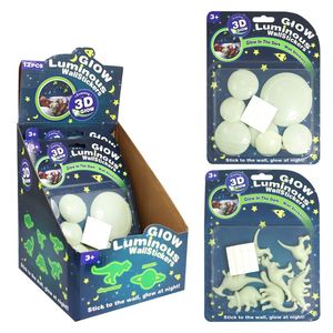 3D Glow in the Dark Dinos or Planets